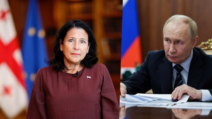 Były prezydent Gruzji o podręcznikowych działaniach Rosji: