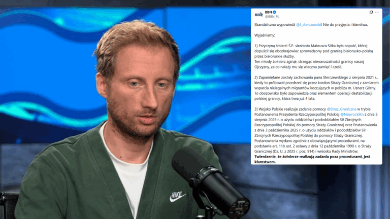 "Oburzające, nieprawdziwe". BBN odpowiada na słowa Sterczewskiego w TVP. - INFBusiness