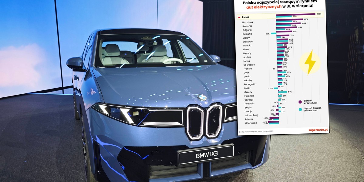 Elektryczny model BMW iX3 (zdjęcie poglądowe)