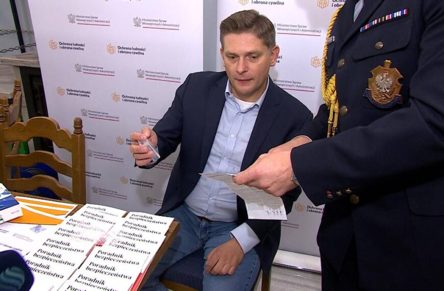 Spór o zakazane środki w parlamencie. Parlamentarzysta poddał się testom na wizji.