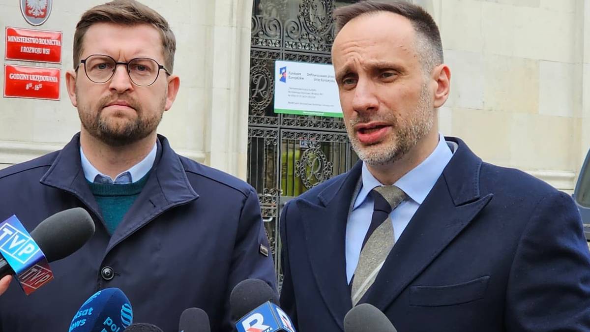 Incydent na konferencji posłów PiS. &quot;Pan żartuje, panie pośle&quot;