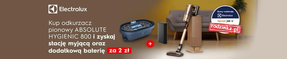 Perfekcyjna czystość bez ustępstw - mniej pyłu, ograniczenie kontaktu z zabrudzeniami. Czy to realne? Dzięki aktualnej promocji w Media Expert jak najbardziej! Zobacz szczegóły oferty poniżej. Bateria i dok Electrolux Absolute Hygienic 800 za 2 zł? Wyjątkowa oferta! - INFBusiness