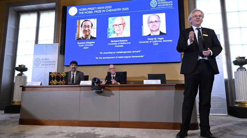 Chemiczny Nobel/ Prof. Kulesza: Laureat Nagrody Nobla Omar Yaghi z wielką chemiczną…