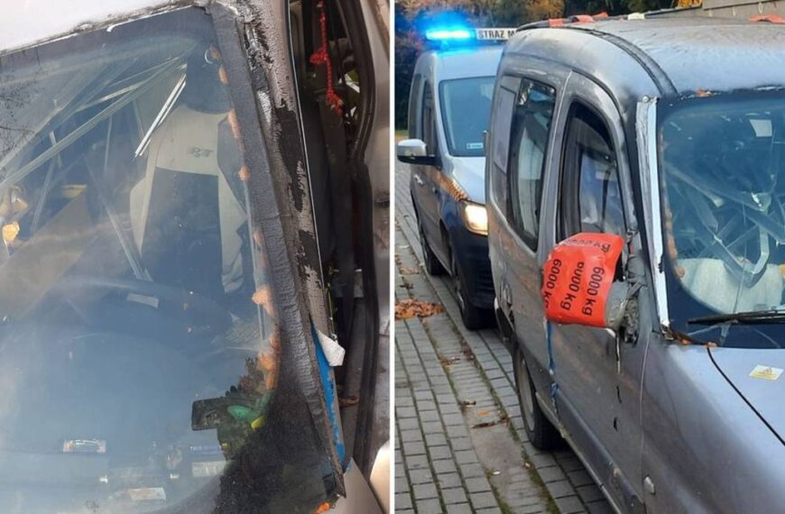 Zamierzał nim ruszyć w trasę. Funkcjonariusze byli w szoku.
