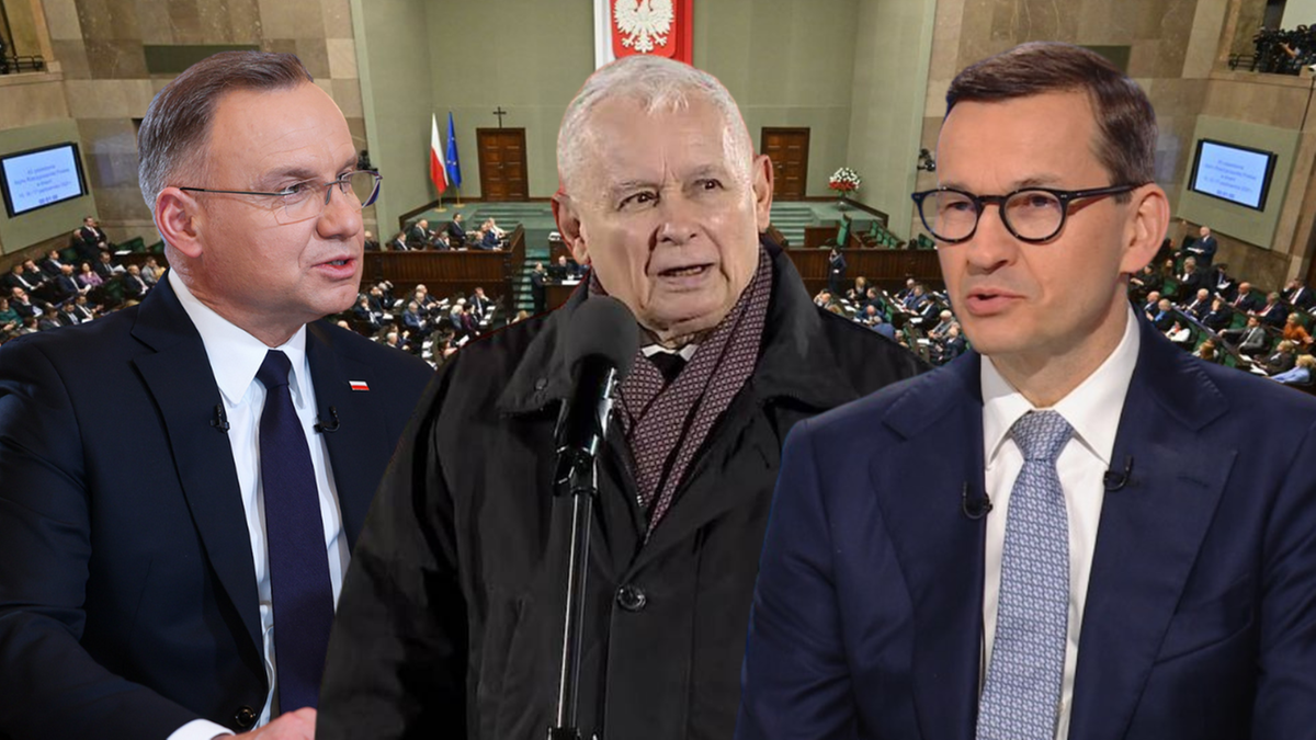 Mateusz Morawiecki to działacz polityczny, na którego najczęściej wskazywali respondenci pytani w nowym badaniu opinii publicznej o najlepszego pretendenta na szefa rządu z PiS (22,7 proc.). W zestawieniu pierwszy raz pojawił się Andrzej Duda (8,8 proc. wskazań). Jednakże zwolennicy prawicowego ugrupowania najczęściej wybierali odpowiedź "ciężko stwierdzić" na postawione w analizie pytanie. Trzech polityków PiS: Andrzej Duda, Jarosław Kaczyński, Mateusz Morawiecki.