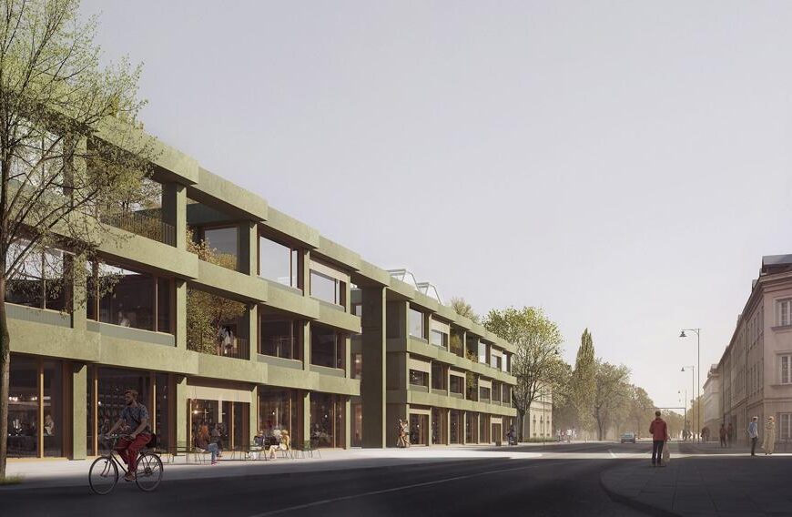 Nowy gmach UW na Powiślu.