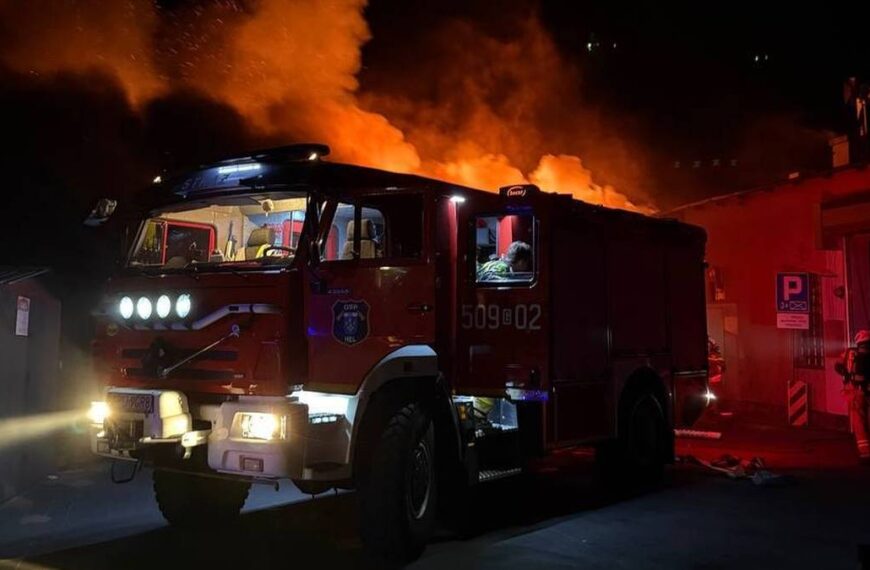 Grodzisk Mazowiecki: Pożoga w sklepie. Interwencja strażaków.