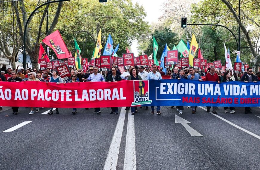 Największy protest w Lizbonie od 10 lat. Apel o 35 godzin pracy…