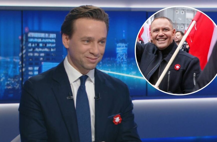 „Ktoś z nas jest teraz prezydentem”. Bosak tłumaczy swoją wypowiedź o Nawrockim.