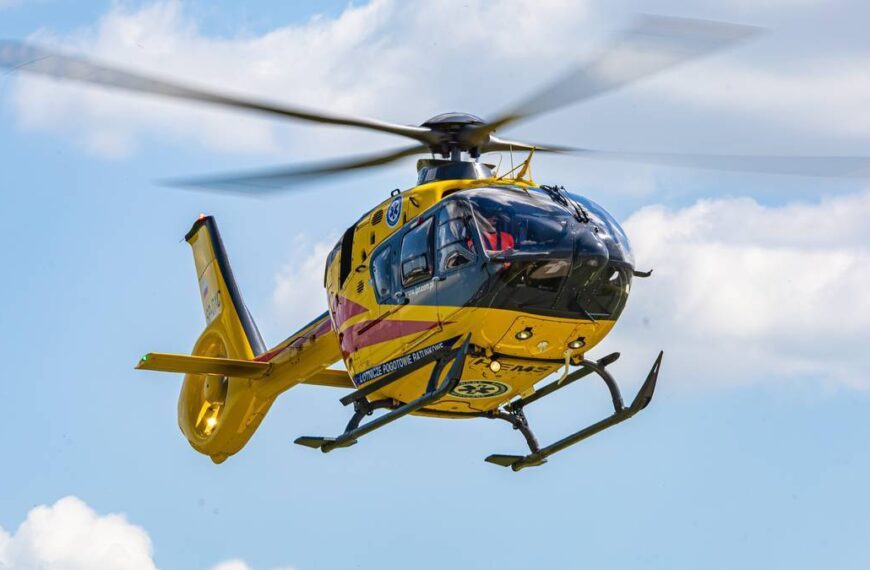 Poważny karambol na Pomorzu Zachodnim. Dzieci poszkodowane, interweniował helikopter ratunkowy.