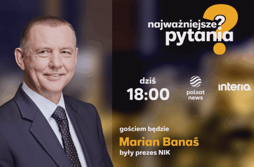 Marian Banaś gościem „Kluczowych kwestii”