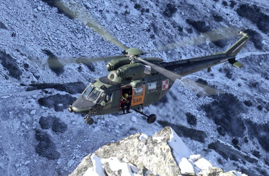 Heli z armii wsparciem dla ratowników górskich. Nowa ekipa w Tatrach.