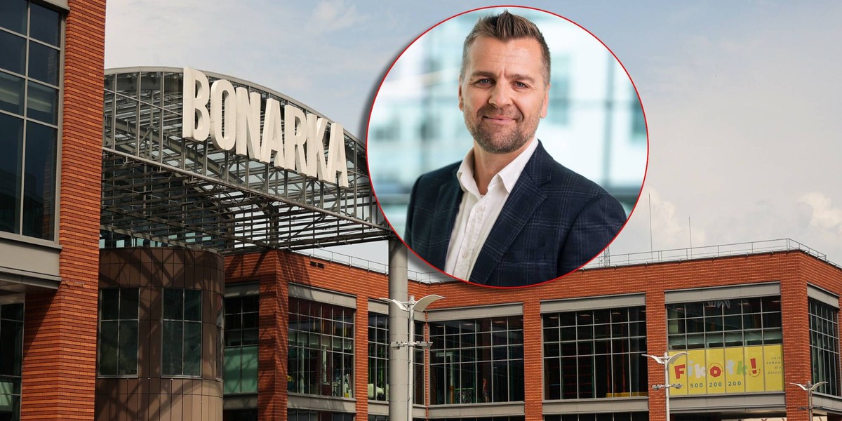 Marek Noetzel i centrum handlowe Bonarka Kraków