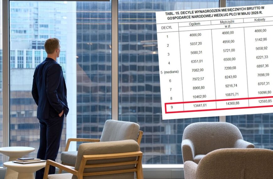 Zarobki 10% najzamożniejszych. Najświeższe statystyki GUS.