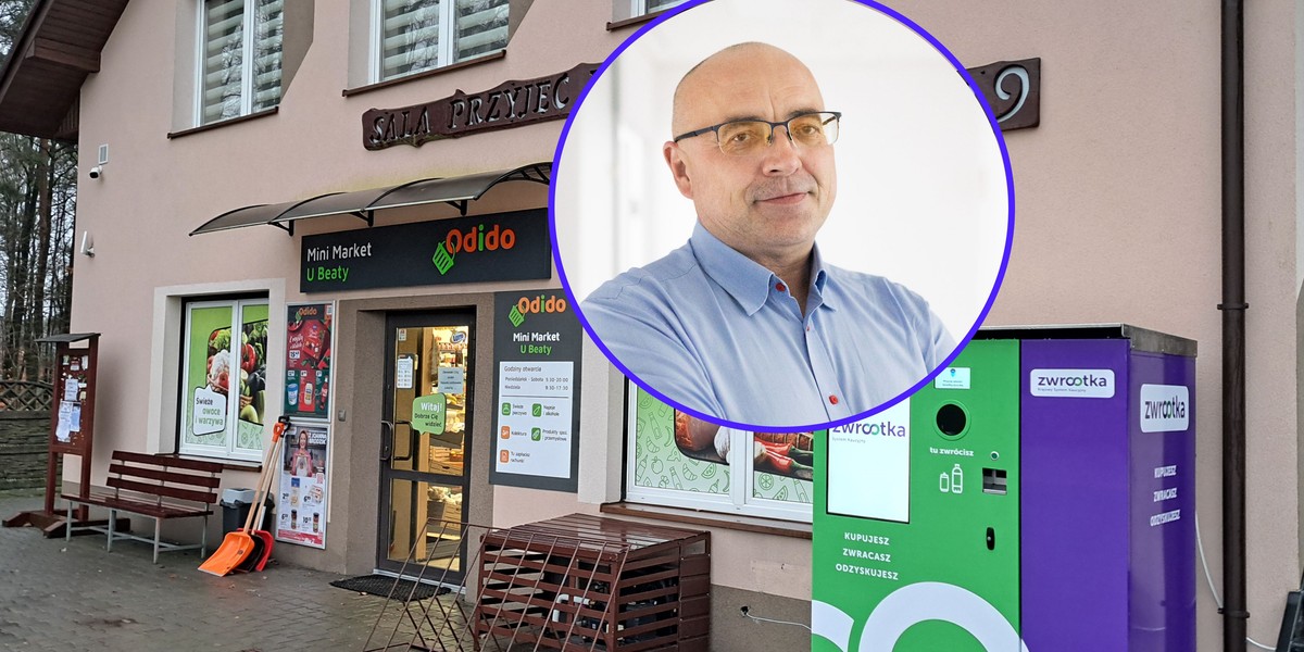 Miesiąc minął od chwili wprowadzenia systemu kaucji w Polsce i jak dotąd jego rezultaty ujawniają się szczególnie w formie urządzeń pojawiających się w sklepach. Oddawanie butelek zwrotnych jest aktualnie rejestrowane raczej w pojedynczych egzemplarzach. W pełni sprawny system będzie dopiero od przyszłego roku. W okresie przejściowym będziemy dysponowali opakowaniami z kaucją i bez kaucji równocześnie na regałach sklepowych. W Business Insider Polska debatujemy o starcie systemu z Zygmuntem Ochałem, dyrektorem generalnym Zwrotka S.A. Kaucjomat Zwrotki przy sklepie Odido w Aleksandrii niedaleko Częstochowy