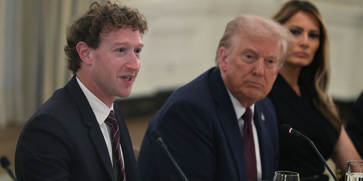 Mark Zuckerberg i Donald Trump