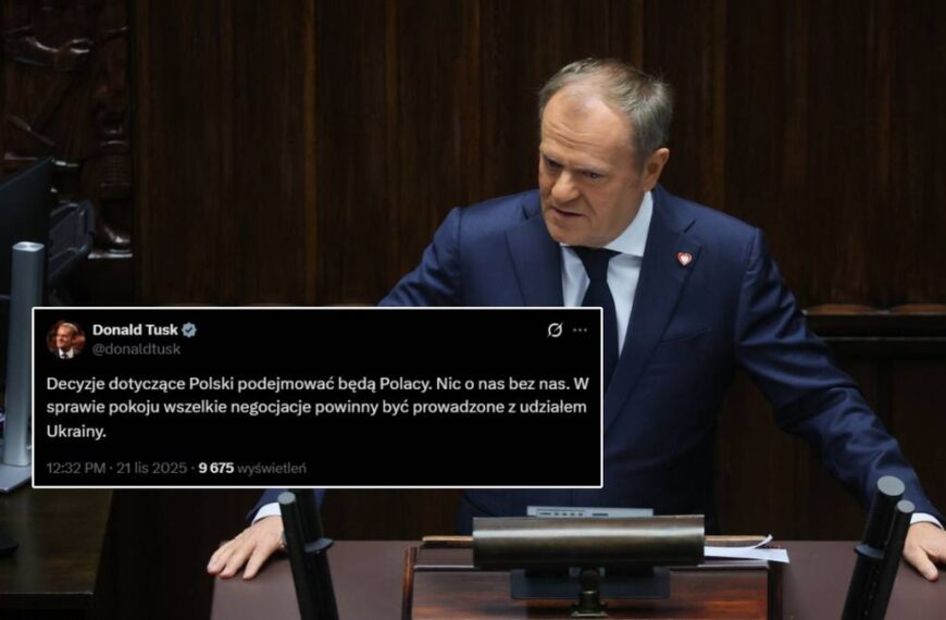 Tusk o pomyśle Trumpa na pokój. Zdecydowane oświadczenie.