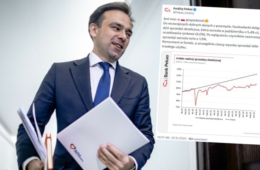 Andrzej Domański o nieoczekiwanych statystykach. Uczonych satysfakcja.