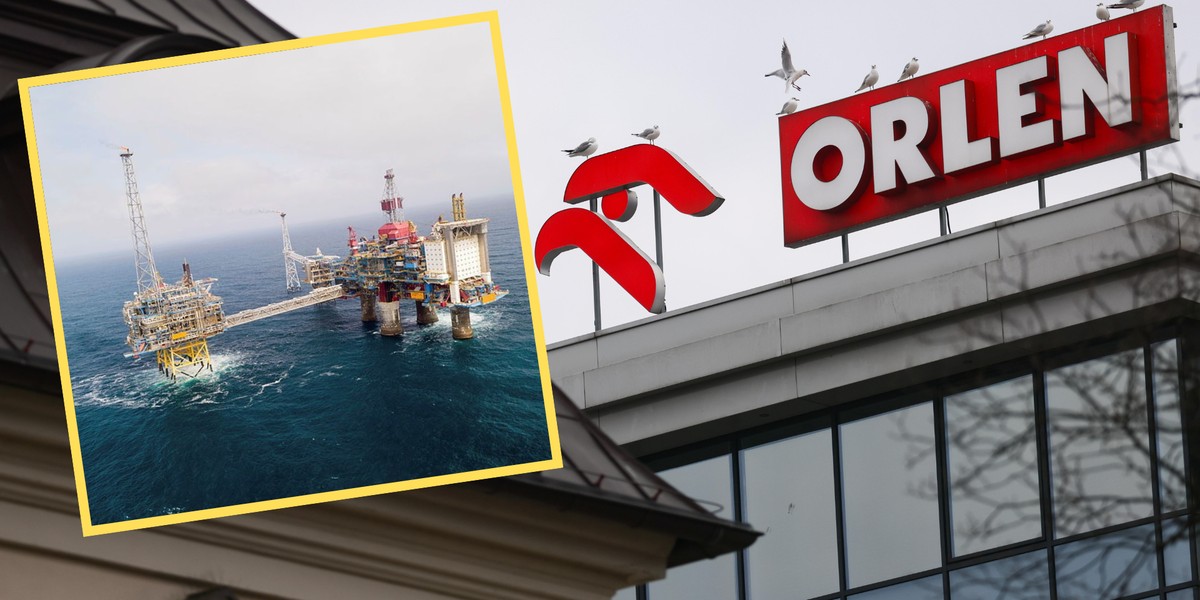 Logo Orlenu i odkryte złoże Sissel