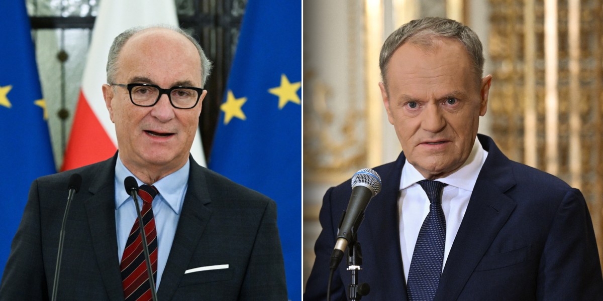 Włodzimierz Czarzasty i Donald Tusk