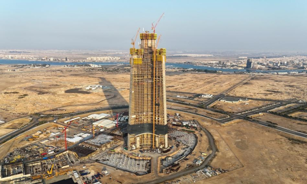 Najwyższy budynek świata ma już połowę pięter. Otwarcie Jeddah Tower w 2028 r.
