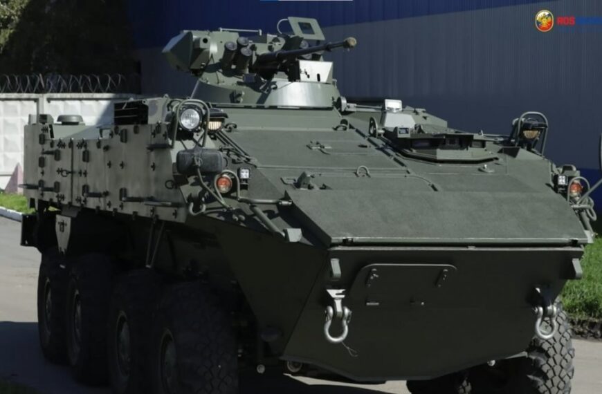 Pierwsze zdjęcia sprawdzonej wersji nowego BTR-22 z Rashts,&hellip;