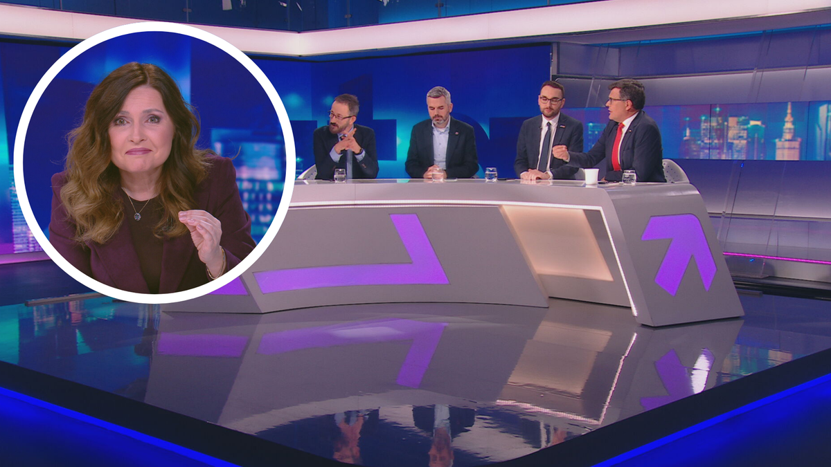 Osobliwa scena w “Debacie Gozdyry”. Gospodyni wyraźnie zaskoczona.