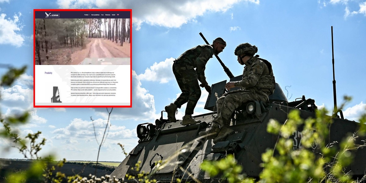 Transporter M113 (oferowany przez Lechmar) i strona internetowa firmy