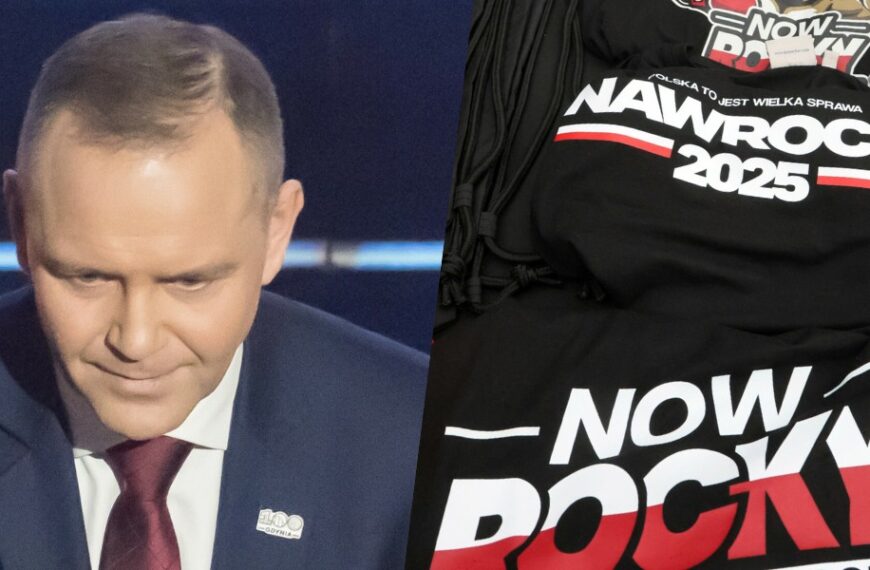 “Nowrocky” w ogniu krytyki. Nawrocki: to ciuch z sesji foto