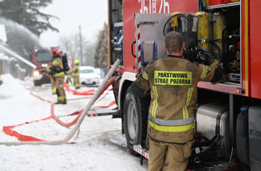 Pożar w Domu Opieki w Szczawnie. Ofiara śmiertelna.