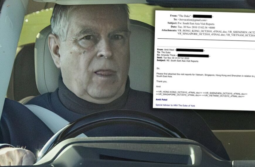 Afera Epsteina. Książę Andrzej zdradzał sekrety państwowe.