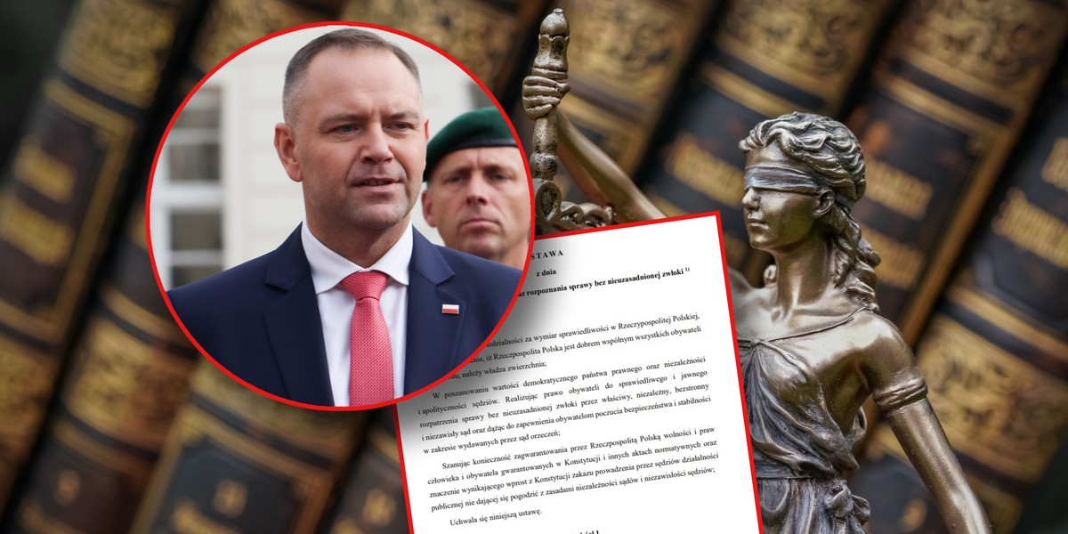 Prezydent Karol Nawrocki przedstawił projekt ustawy w sprawie sędziów