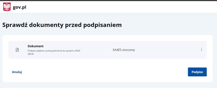 Uwierzytelnianie do KSeF