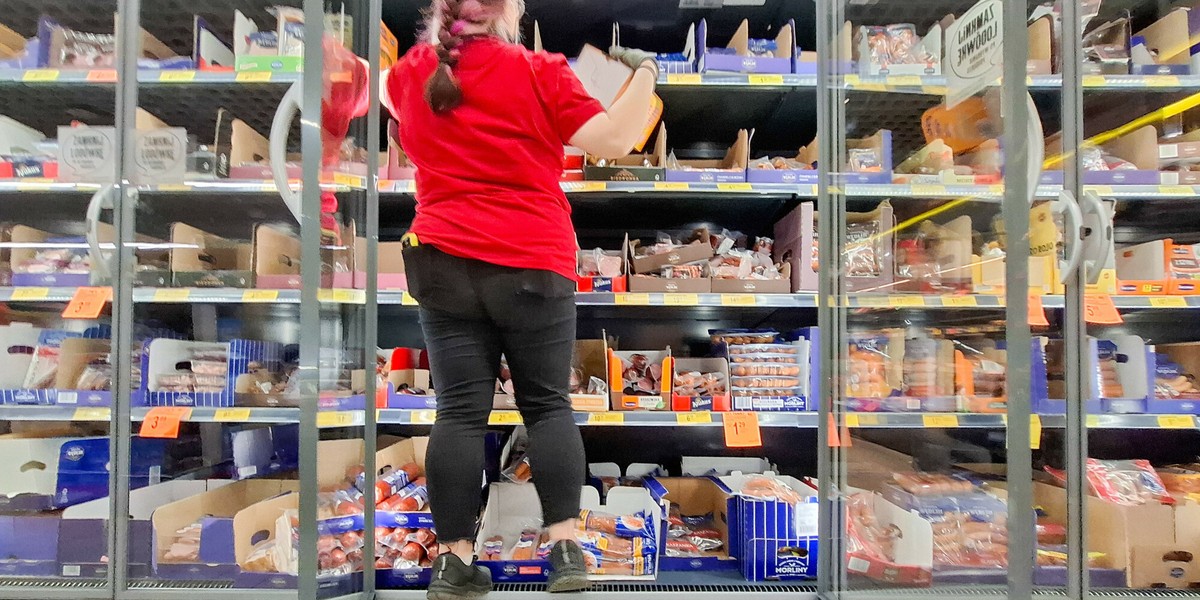 Sklep sieci Biedronka w Łodzi