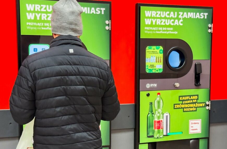 Rozważane poszerzenie systemu depozytowego. Te pojemniki są analizowane.