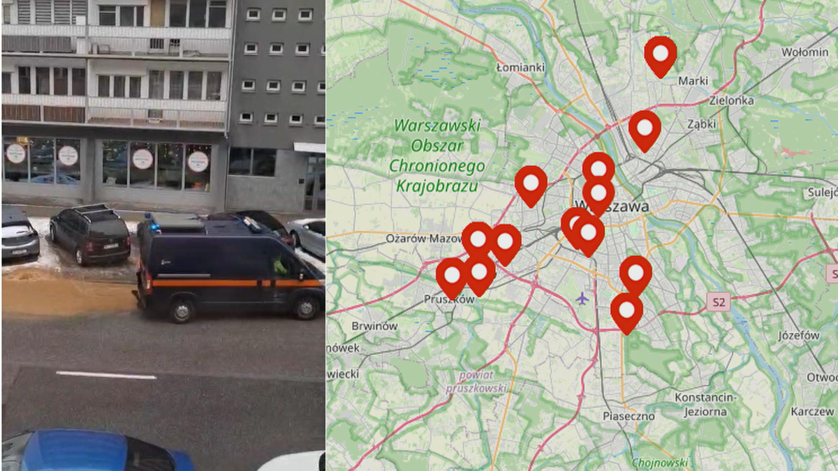 Krytyczna usterka w Warszawie. Liczne budynki pozbawione wody.