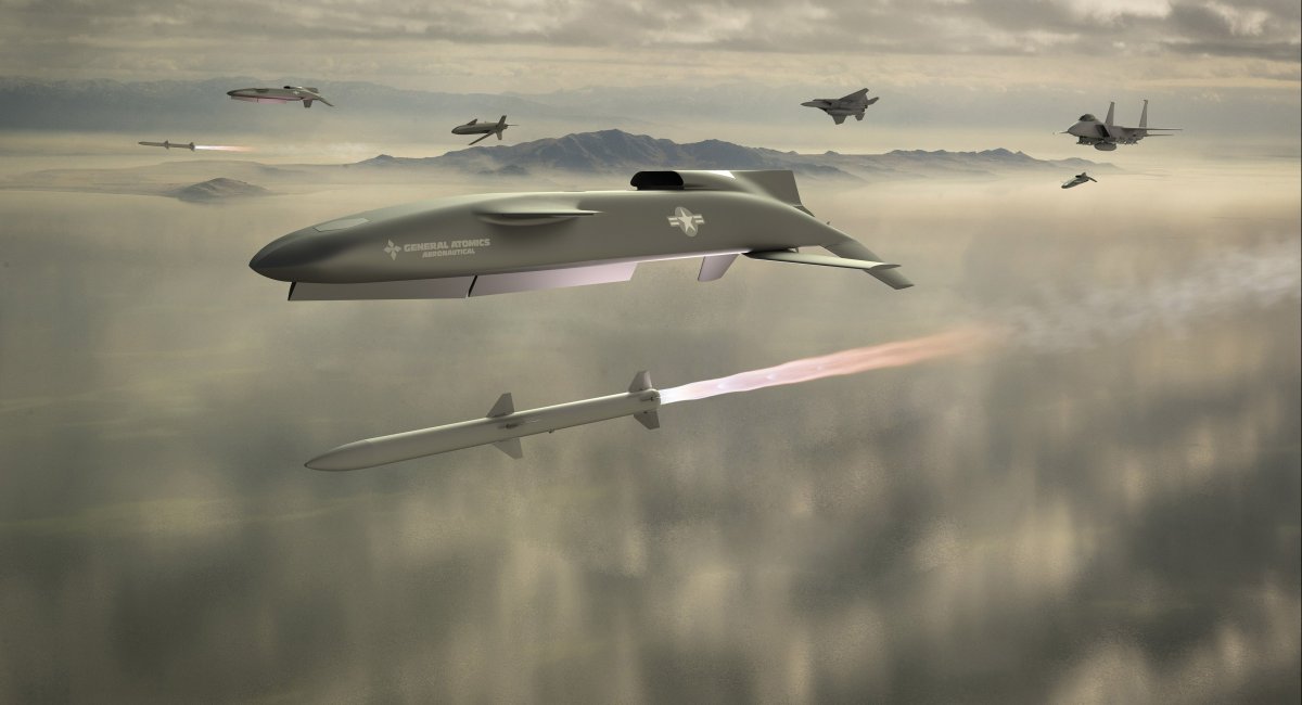 DARPA przygotowuje już jednorazowy dron X-68A LongShot z jednym systemem AIM-120 do pierwszego lotu, dlaczego
