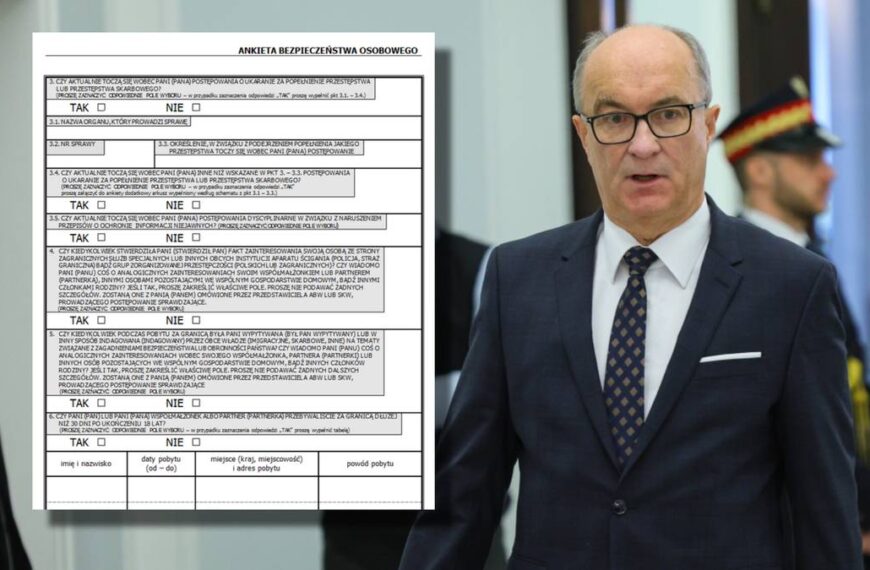 Prezydencki konflikt z przewodniczącym sejmu w sprawie kwestionariusza bezpieczeństwa. Jaka jest zawartość raportu?