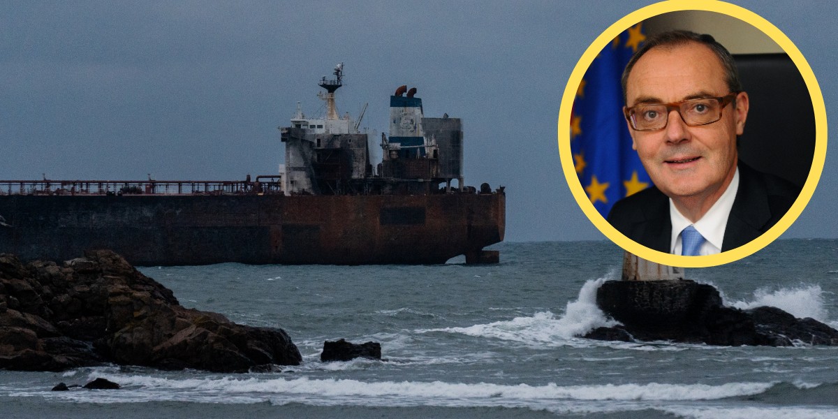 David O'Sullivan uważa, że omijanie sankcji przez Rosję (m.in. za pomocą floty cieni), wkrótce się skończy (fot. pl.wikipedia.org/EU Delegation to US)