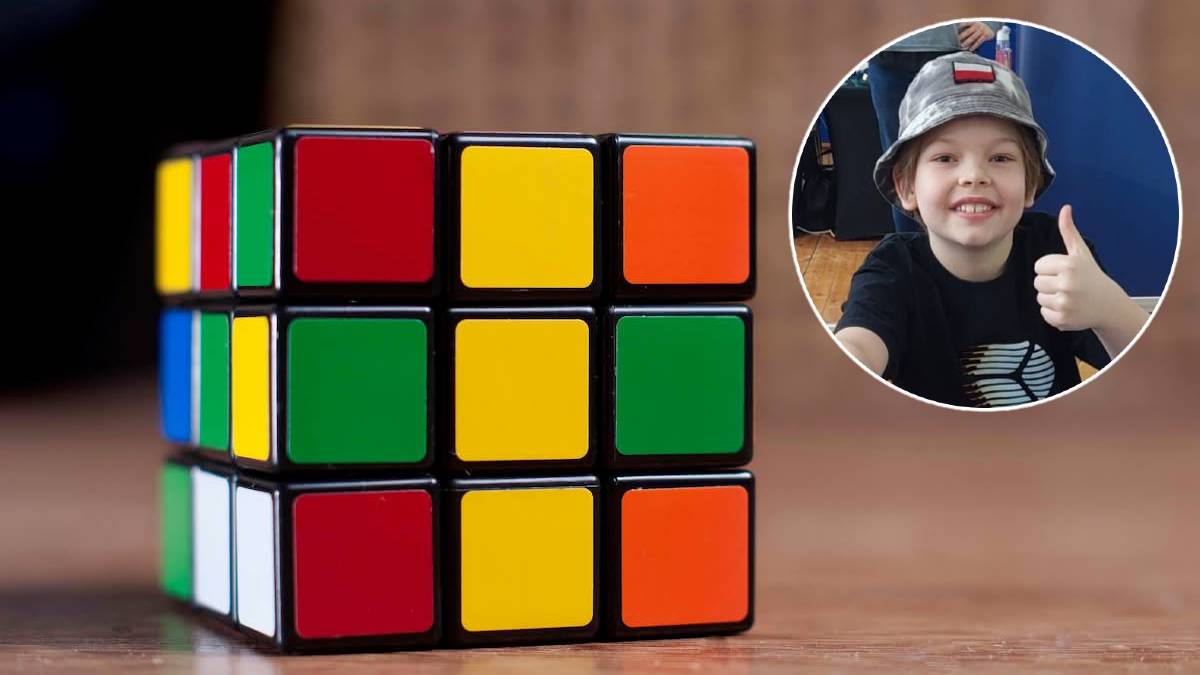Układanka Rubika w oszałamiającym tempie. Dziewięciolatek z Polski ustanowił nowy rekord.