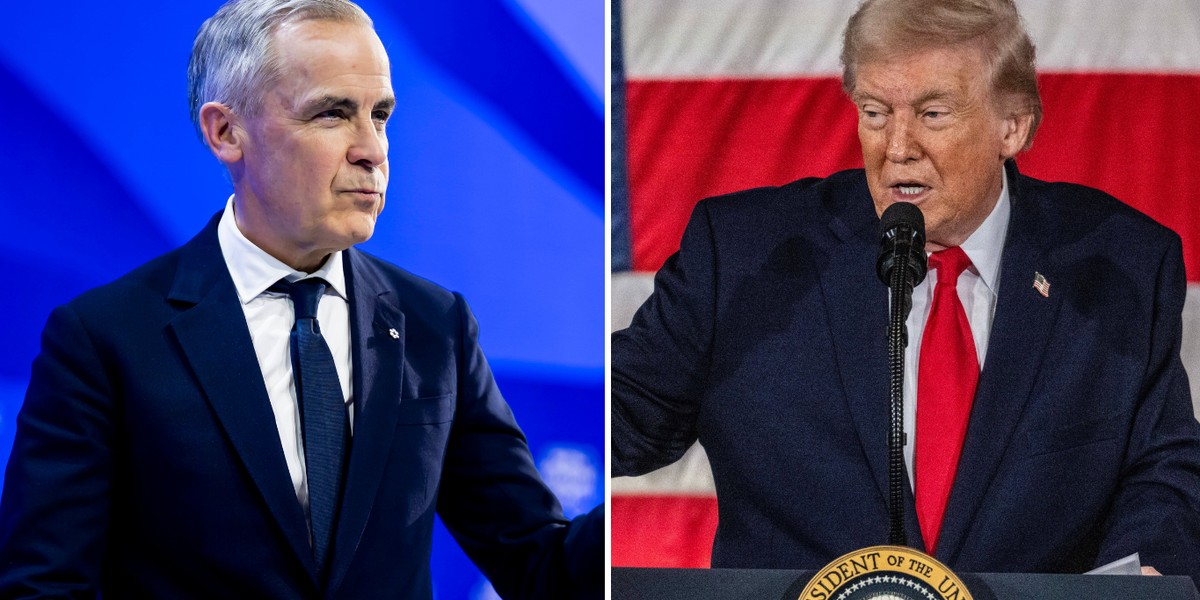 Mark Carney, Donald Trump