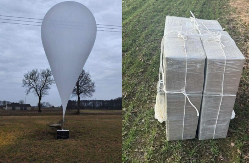 Nielegalne balony na Podlasiu. Obława w pięciu okręgach.