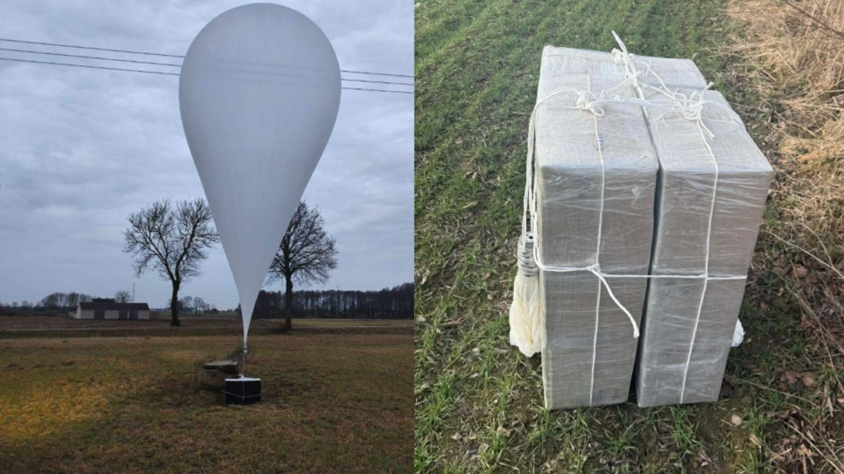 Nielegalne balony na Podlasiu. Obława w pięciu okręgach.