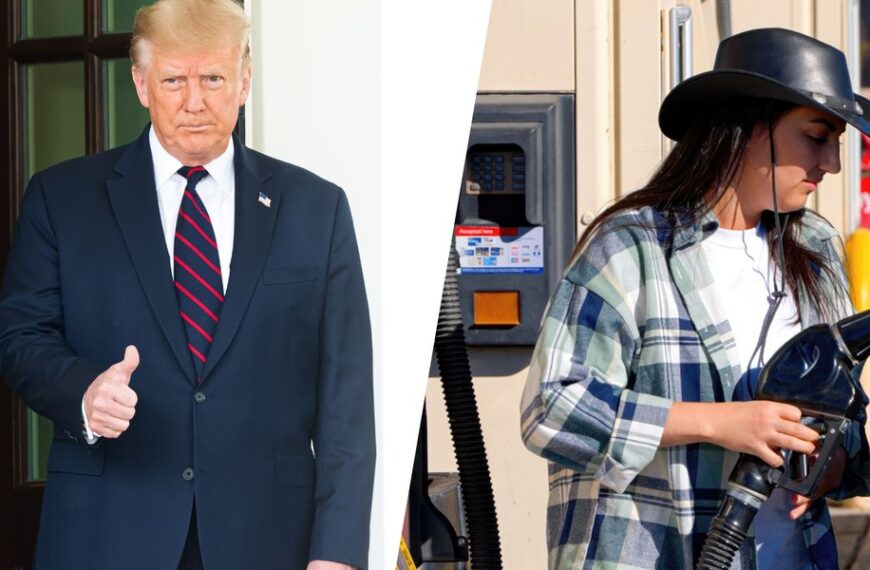 Trump w odwrocie. Bezprecedensowa fala negatywnych opinii o kosztach paliwa w Stanach.