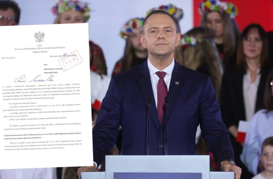 Prezydent oczekuje “niezwłocznego wytłumaczenia” w sprawie wyboru sędziów Trybunału Konstytucyjnego. List do przewodniczącego parlamentu.