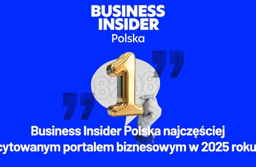 Business Insider Polska wraca na pierwsze miejsce. Najważniejszy głos w branży.
