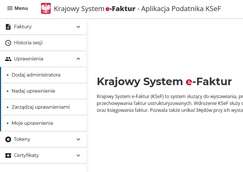 Nadawanie uprawnień do KSeF w Aplikacji Podatnika KSeF 2.0