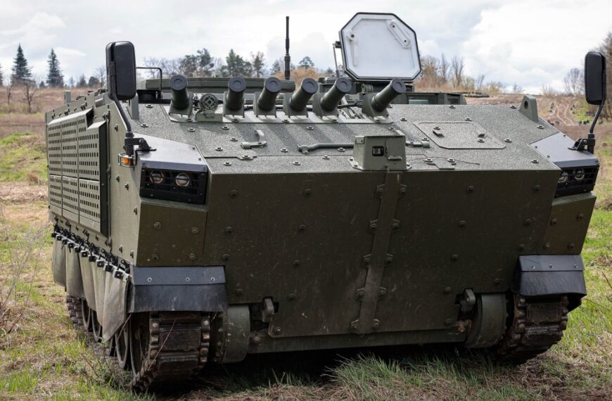 Pancerny „Scytyjski” „UkrArmoTech” rozpoczął testy prototypu pierwszego gąsienicowego&hellip;