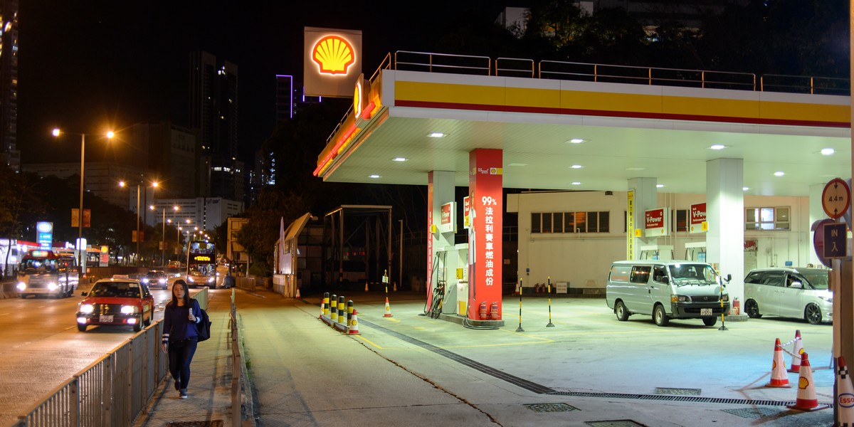 Stacja paliw w Hongkongu (zdj. ilustracyjne)