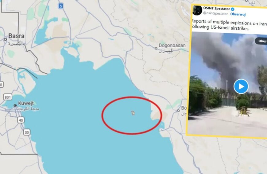 Wybuchy na wyspie Kharg w Zatoce Perskiej. Ma zasadnicze znaczenie dla wywozu ropy naftowej.